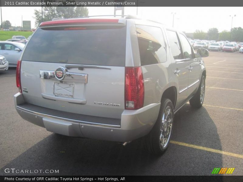 Silver Lining Metallic / Cashmere/Cocoa 2011 Cadillac Escalade Premium