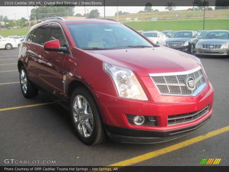 Crystal Red Tintcoat / Shale/Ebony 2010 Cadillac SRX V6