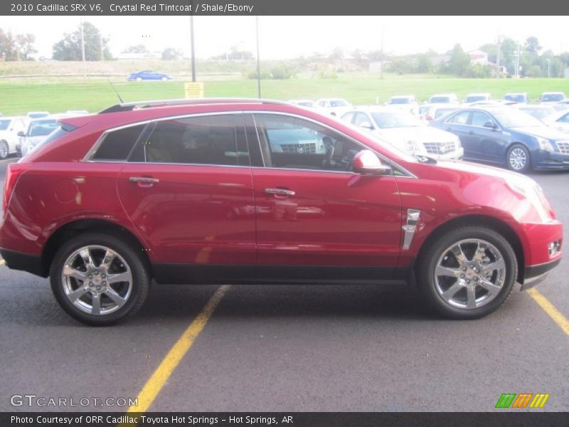 Crystal Red Tintcoat / Shale/Ebony 2010 Cadillac SRX V6