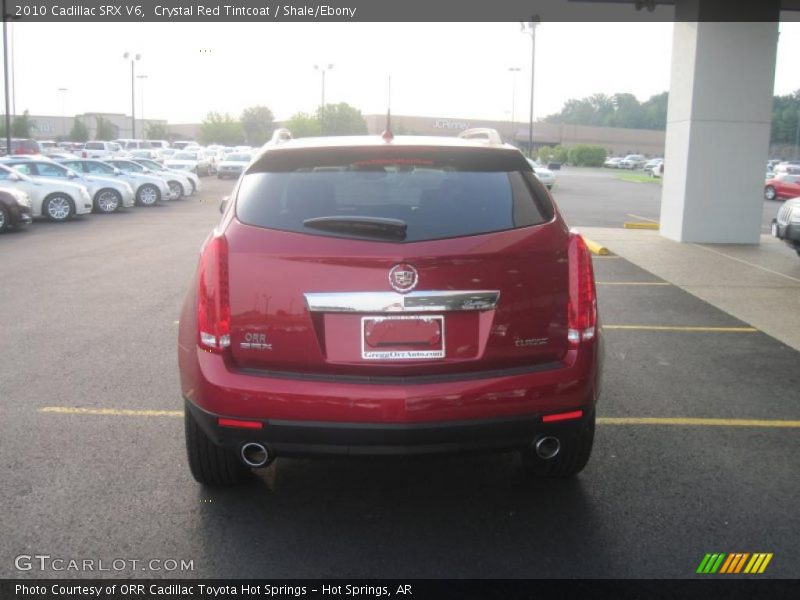 Crystal Red Tintcoat / Shale/Ebony 2010 Cadillac SRX V6
