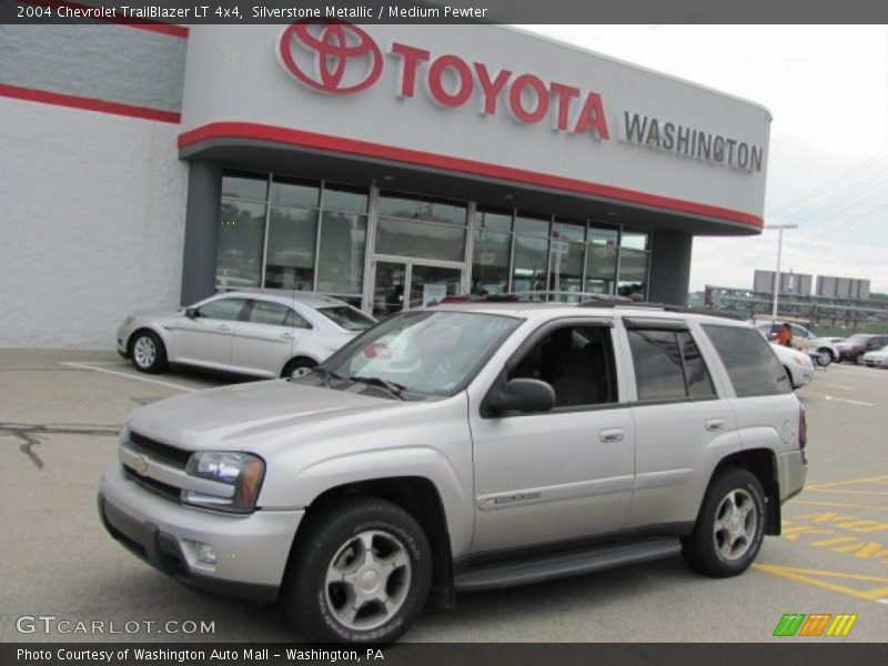 Silverstone Metallic / Medium Pewter 2004 Chevrolet TrailBlazer LT 4x4