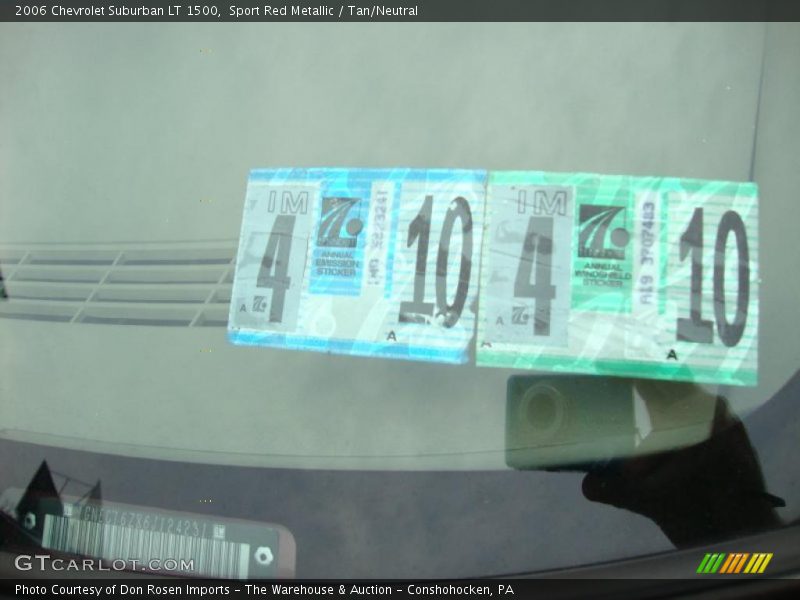 Sport Red Metallic / Tan/Neutral 2006 Chevrolet Suburban LT 1500