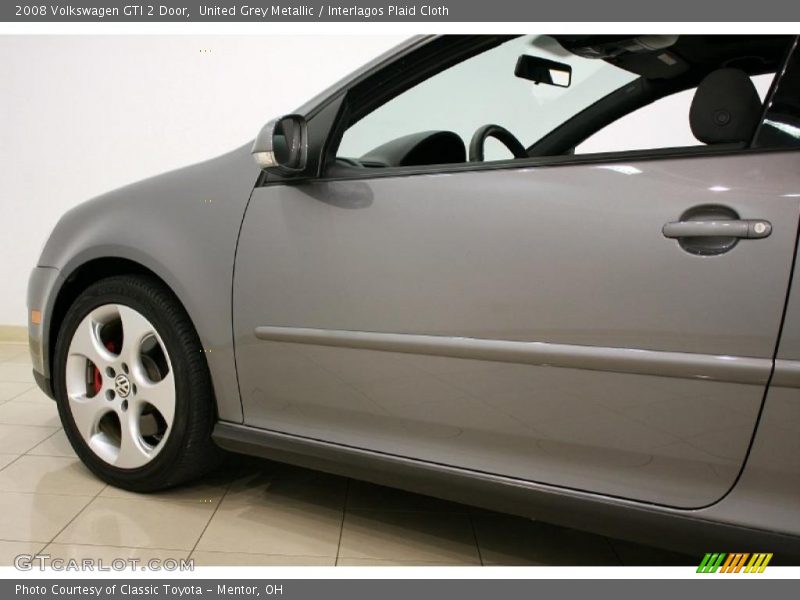 United Grey Metallic / Interlagos Plaid Cloth 2008 Volkswagen GTI 2 Door