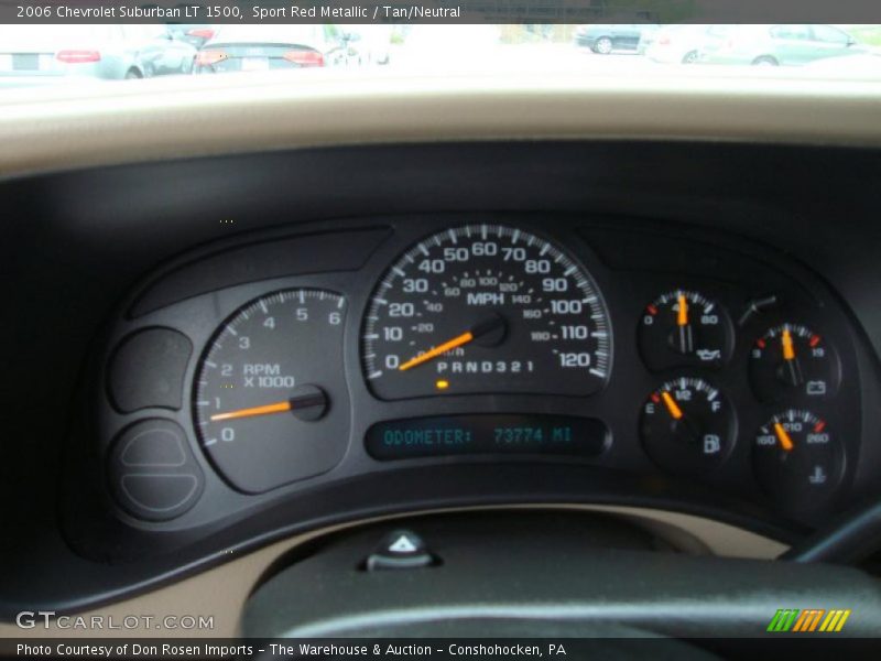 Sport Red Metallic / Tan/Neutral 2006 Chevrolet Suburban LT 1500