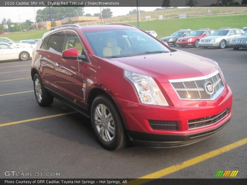 Crystal Red Tintcoat / Shale/Brownstone 2010 Cadillac SRX V6
