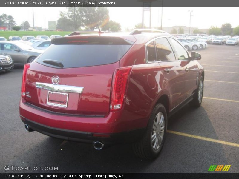 Crystal Red Tintcoat / Shale/Brownstone 2010 Cadillac SRX V6