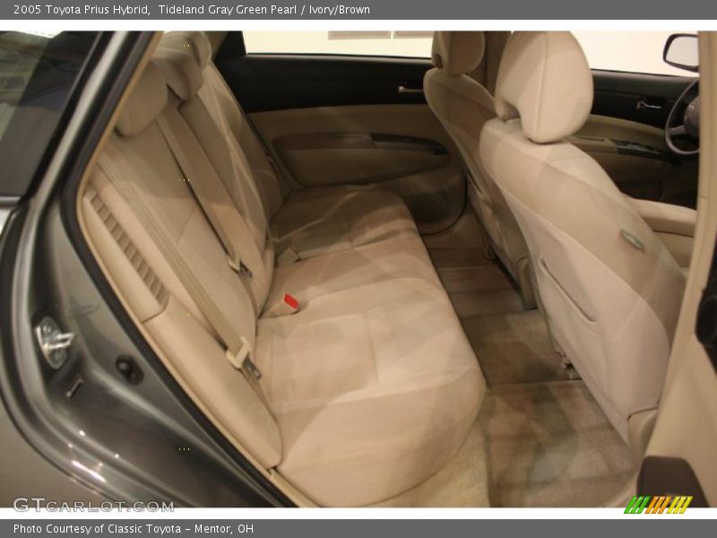 Tideland Gray Green Pearl / Ivory/Brown 2005 Toyota Prius Hybrid