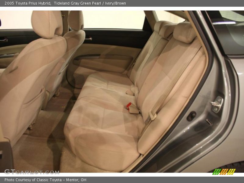 Tideland Gray Green Pearl / Ivory/Brown 2005 Toyota Prius Hybrid