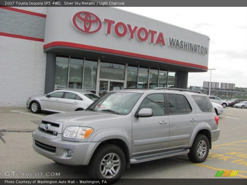 Silver Sky Metallic / Light Charcoal 2007 Toyota Sequoia SR5 4WD