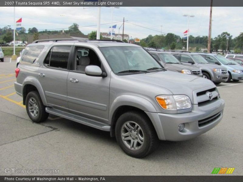 Silver Sky Metallic / Light Charcoal 2007 Toyota Sequoia SR5 4WD