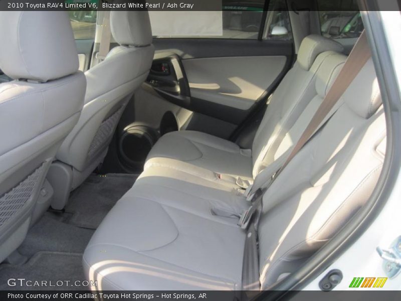 Blizzard White Pearl / Ash Gray 2010 Toyota RAV4 Limited V6