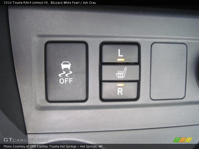 Blizzard White Pearl / Ash Gray 2010 Toyota RAV4 Limited V6