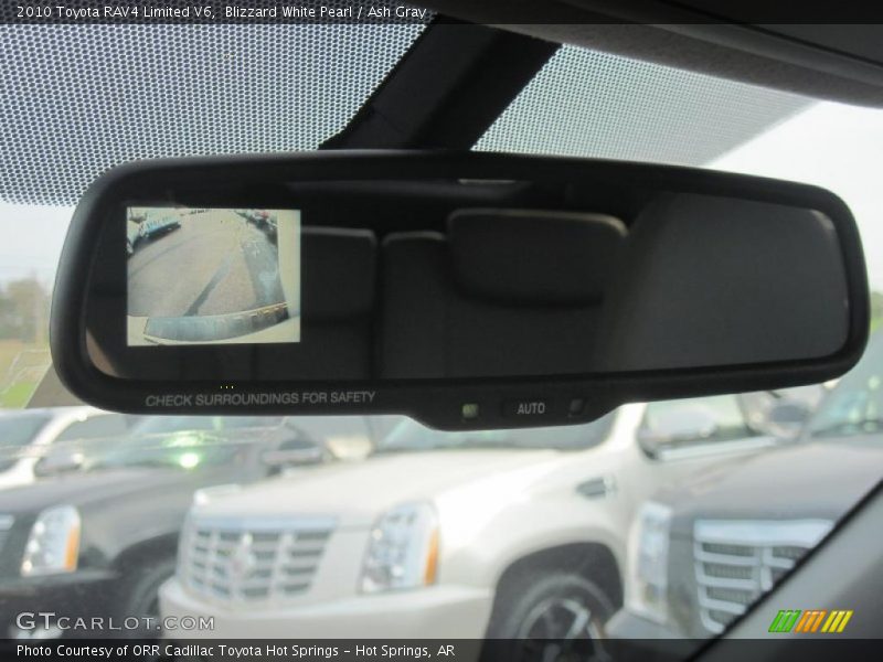 Blizzard White Pearl / Ash Gray 2010 Toyota RAV4 Limited V6