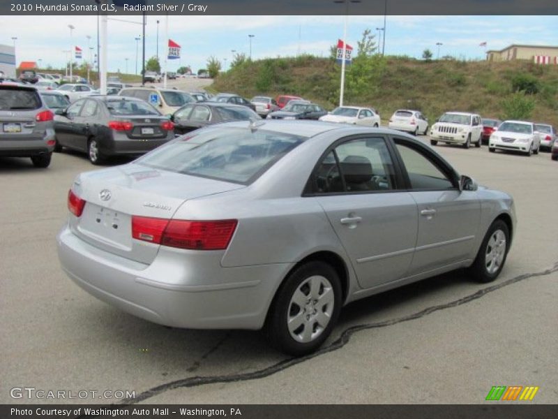 Radiant Silver / Gray 2010 Hyundai Sonata GLS