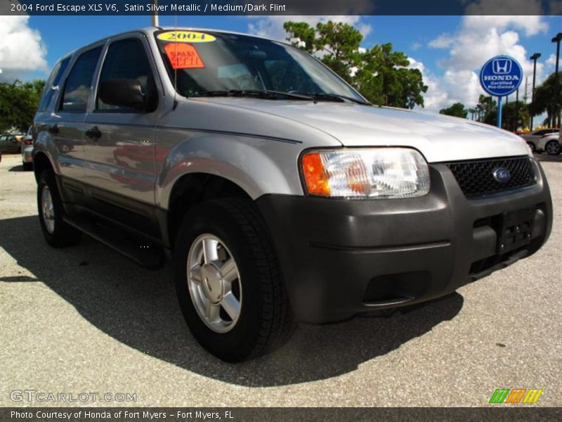 Satin Silver Metallic / Medium/Dark Flint 2004 Ford Escape XLS V6