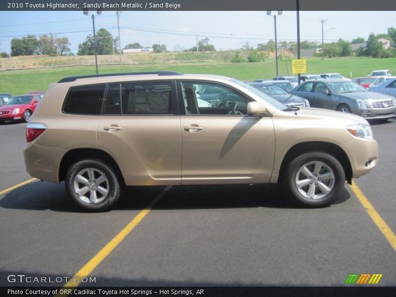 Sandy Beach Metallic / Sand Beige 2010 Toyota Highlander