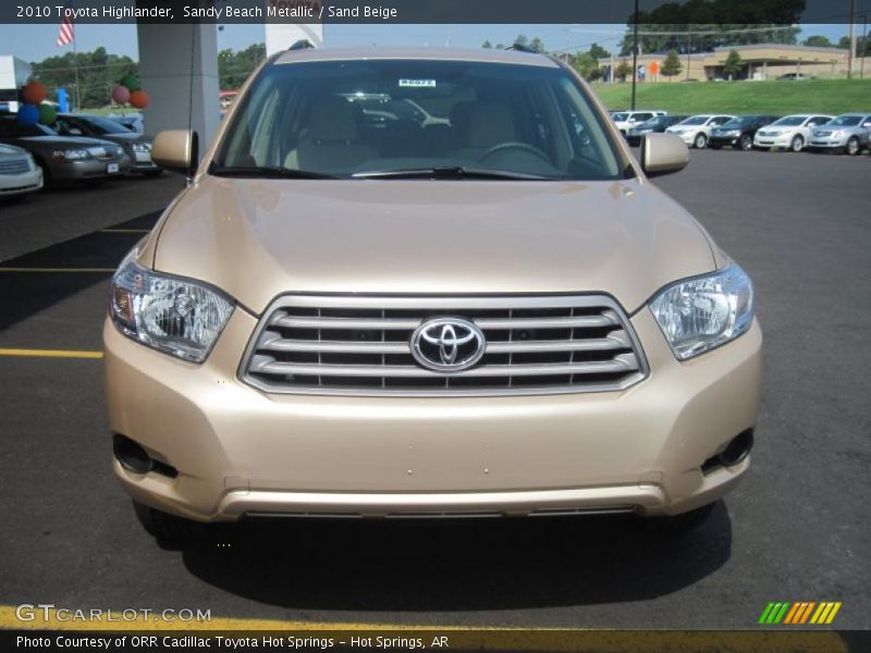 Sandy Beach Metallic / Sand Beige 2010 Toyota Highlander