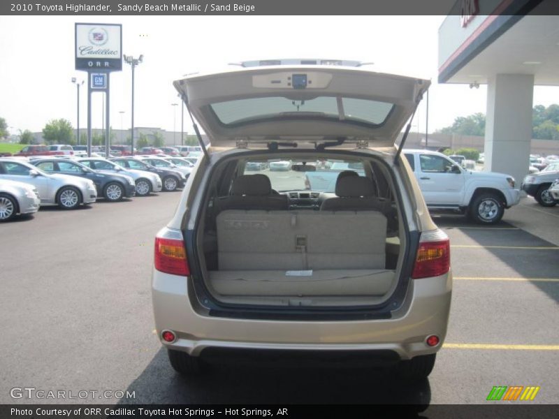 Sandy Beach Metallic / Sand Beige 2010 Toyota Highlander