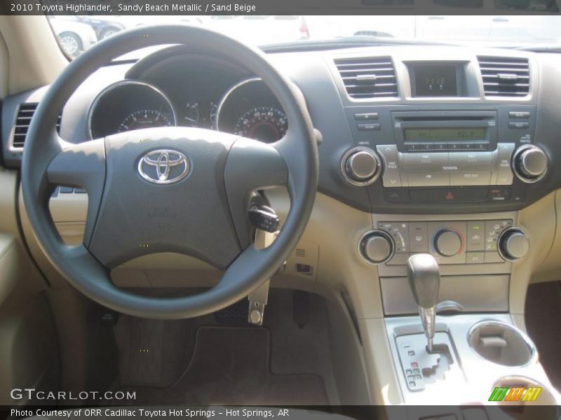 Sandy Beach Metallic / Sand Beige 2010 Toyota Highlander