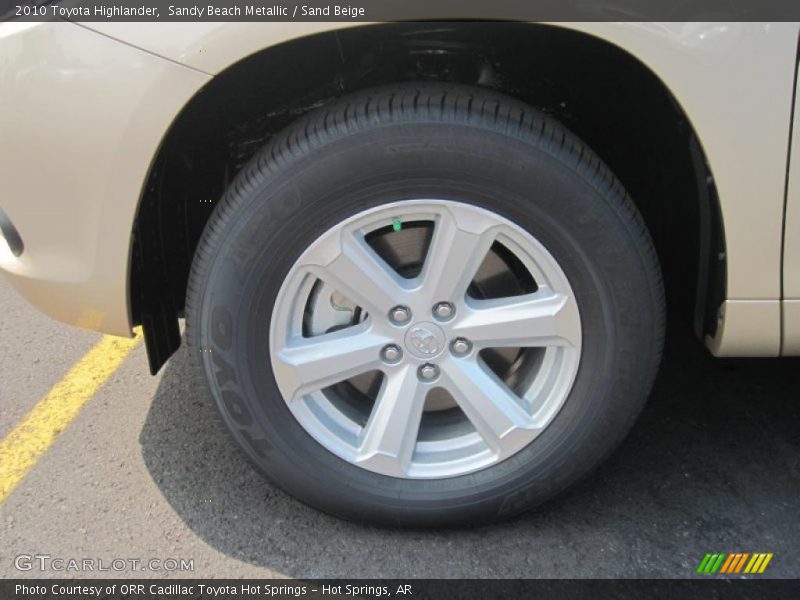 Sandy Beach Metallic / Sand Beige 2010 Toyota Highlander