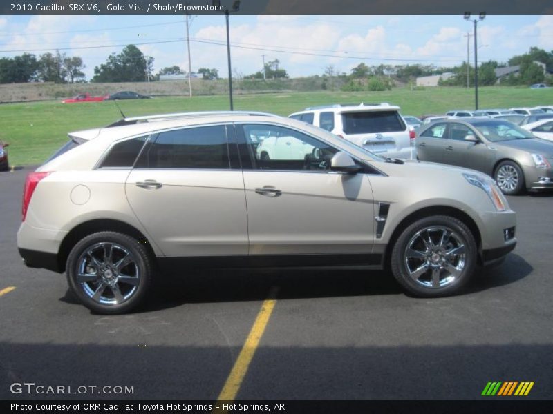 Gold Mist / Shale/Brownstone 2010 Cadillac SRX V6
