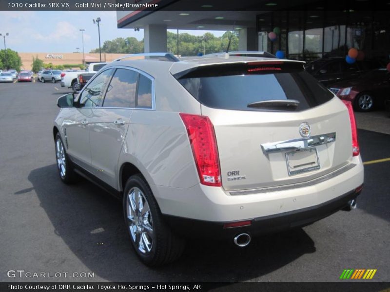 Gold Mist / Shale/Brownstone 2010 Cadillac SRX V6