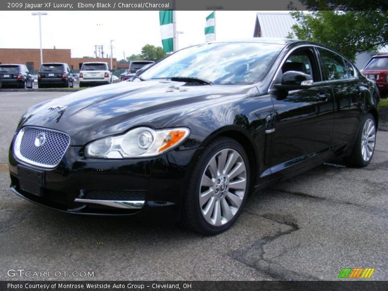 Ebony Black / Charcoal/Charcoal 2009 Jaguar XF Luxury