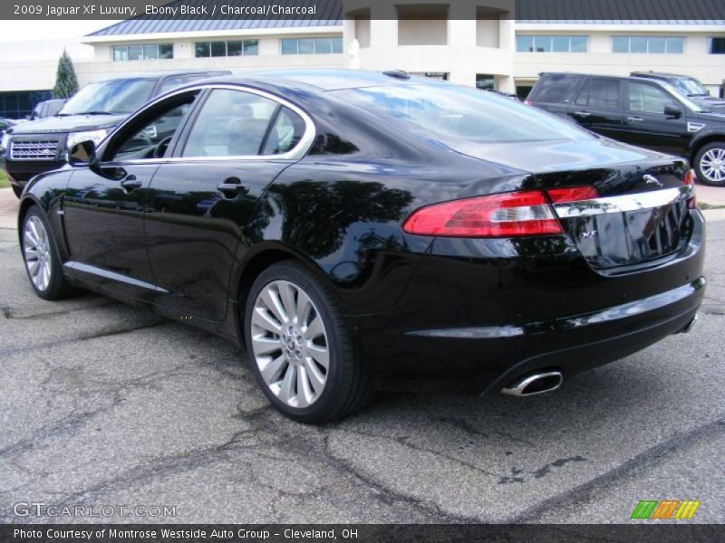 Ebony Black / Charcoal/Charcoal 2009 Jaguar XF Luxury