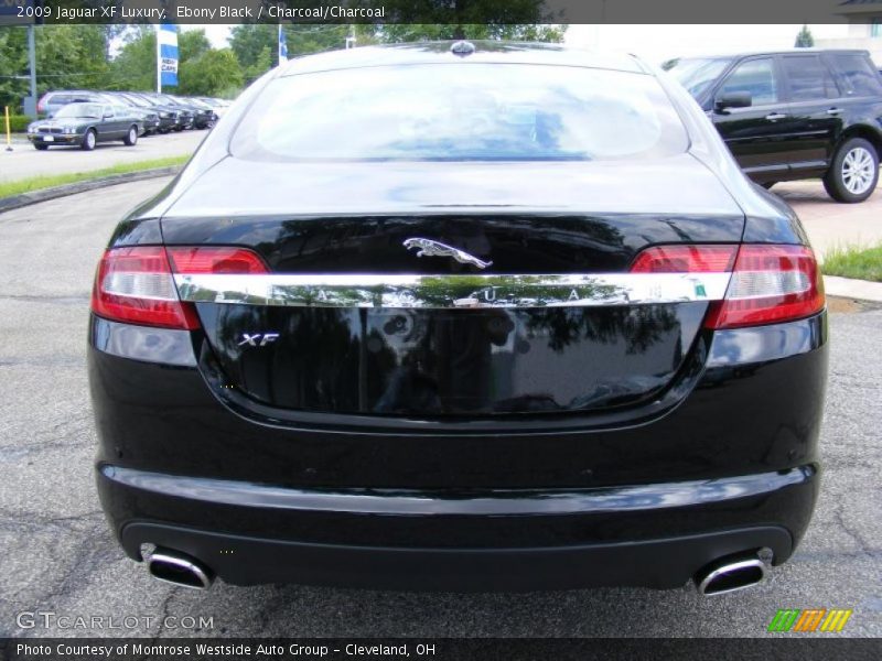 Ebony Black / Charcoal/Charcoal 2009 Jaguar XF Luxury