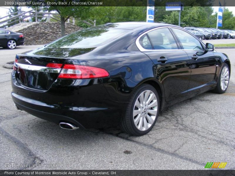 Ebony Black / Charcoal/Charcoal 2009 Jaguar XF Luxury