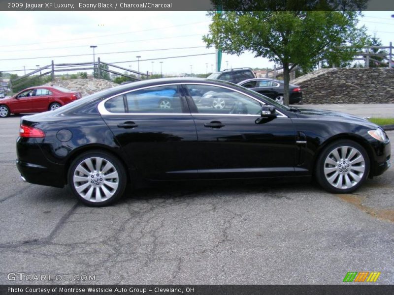 Ebony Black / Charcoal/Charcoal 2009 Jaguar XF Luxury