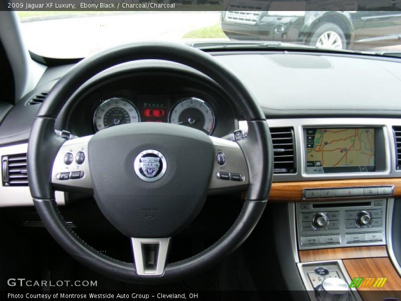 Ebony Black / Charcoal/Charcoal 2009 Jaguar XF Luxury