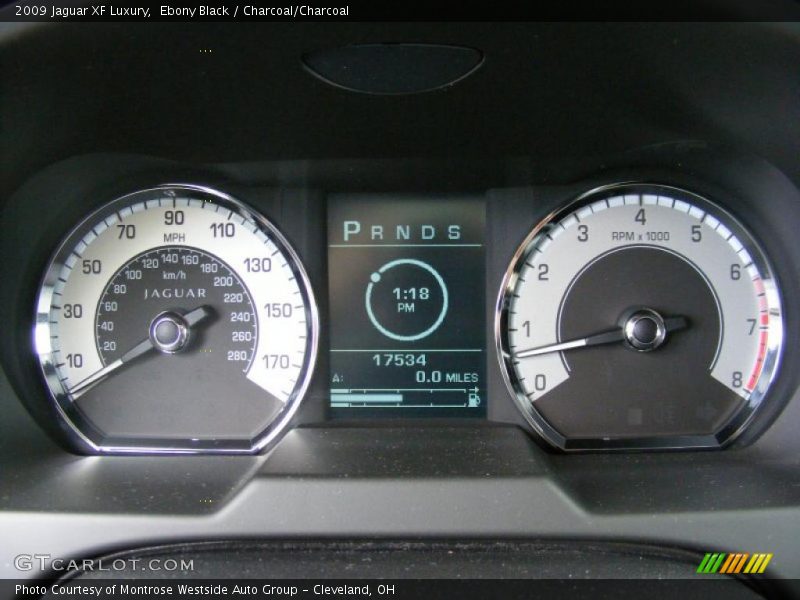 Ebony Black / Charcoal/Charcoal 2009 Jaguar XF Luxury
