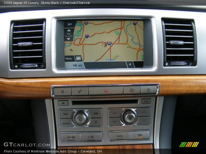 Ebony Black / Charcoal/Charcoal 2009 Jaguar XF Luxury
