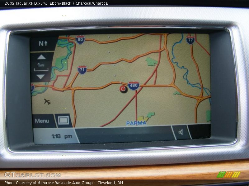 Ebony Black / Charcoal/Charcoal 2009 Jaguar XF Luxury