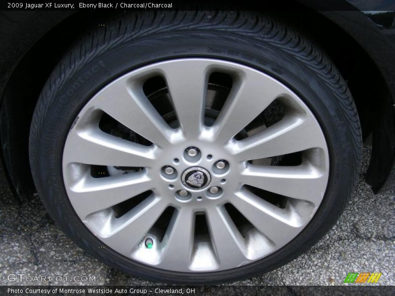 Ebony Black / Charcoal/Charcoal 2009 Jaguar XF Luxury