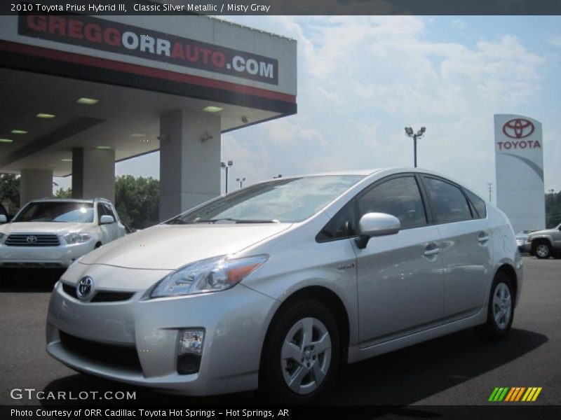 Classic Silver Metallic / Misty Gray 2010 Toyota Prius Hybrid III