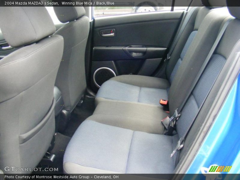 Winning Blue Mica / Black/Blue 2004 Mazda MAZDA3 s Sedan