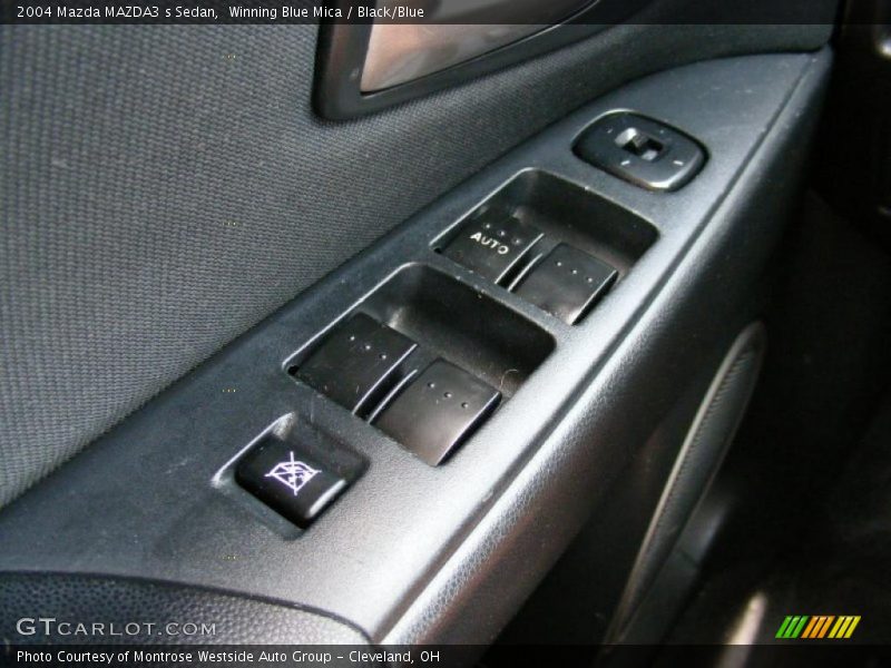 Winning Blue Mica / Black/Blue 2004 Mazda MAZDA3 s Sedan
