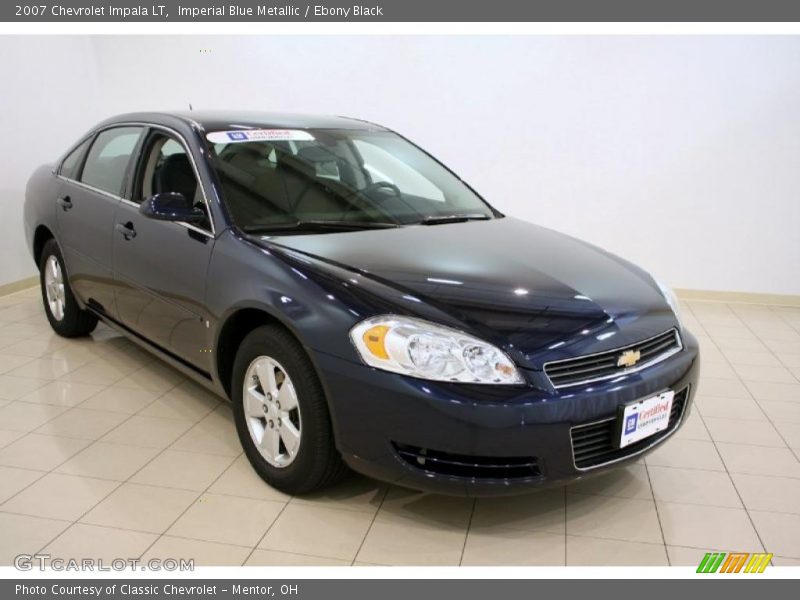 Imperial Blue Metallic / Ebony Black 2007 Chevrolet Impala LT