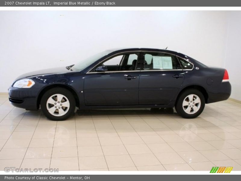 Imperial Blue Metallic / Ebony Black 2007 Chevrolet Impala LT
