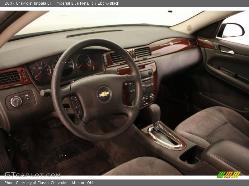 Imperial Blue Metallic / Ebony Black 2007 Chevrolet Impala LT