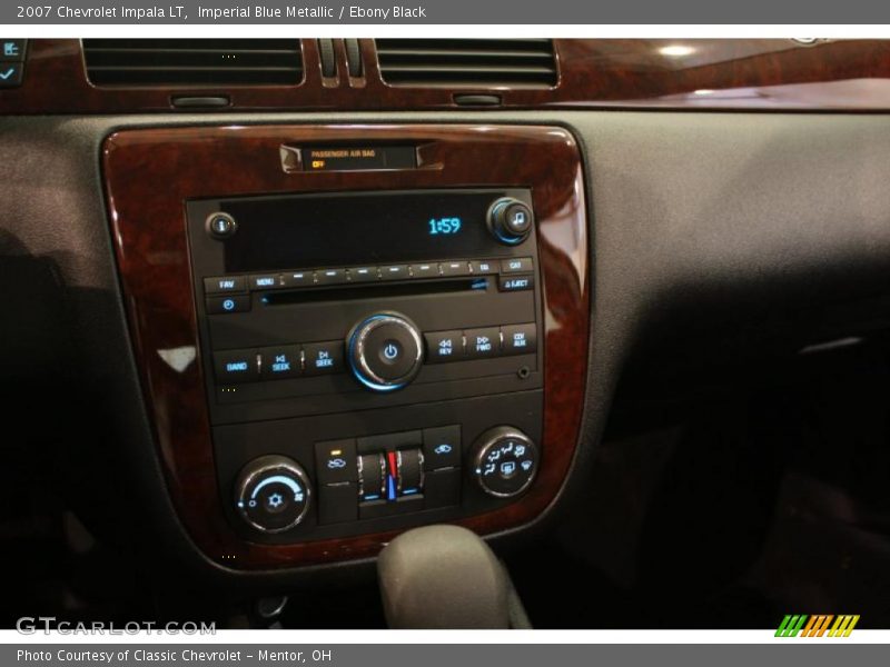 Imperial Blue Metallic / Ebony Black 2007 Chevrolet Impala LT