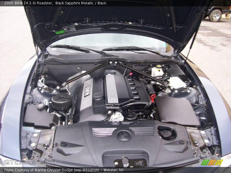 Black Sapphire Metallic / Black 2005 BMW Z4 3.0i Roadster