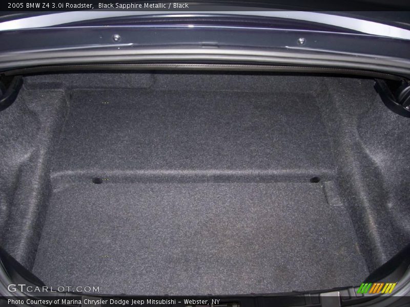 Black Sapphire Metallic / Black 2005 BMW Z4 3.0i Roadster