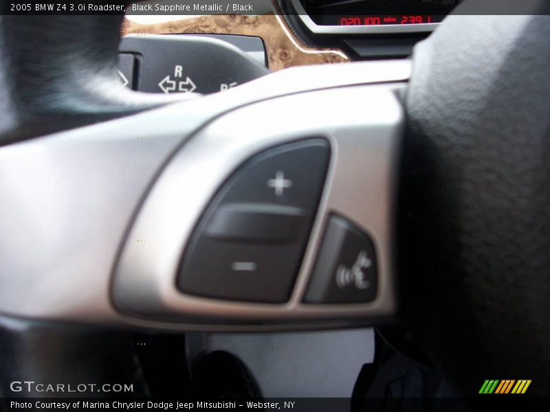 Black Sapphire Metallic / Black 2005 BMW Z4 3.0i Roadster