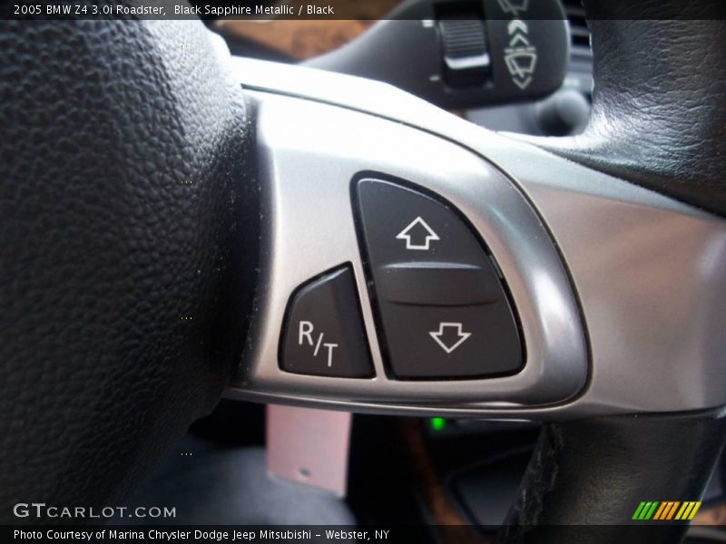 Black Sapphire Metallic / Black 2005 BMW Z4 3.0i Roadster