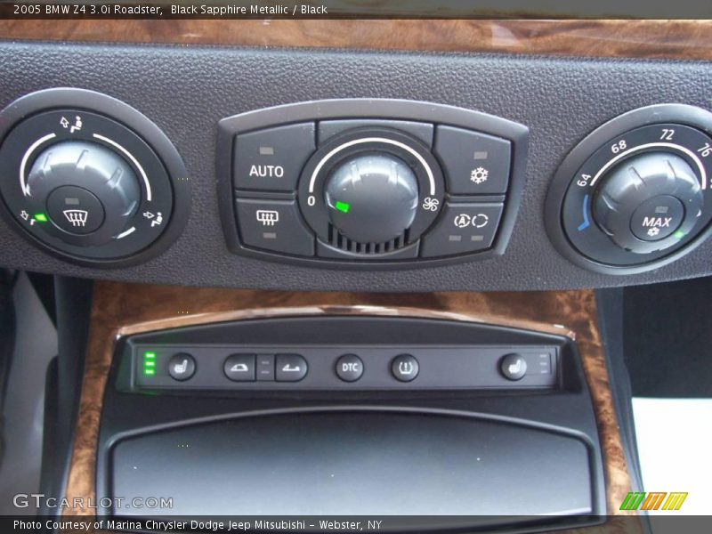 Black Sapphire Metallic / Black 2005 BMW Z4 3.0i Roadster