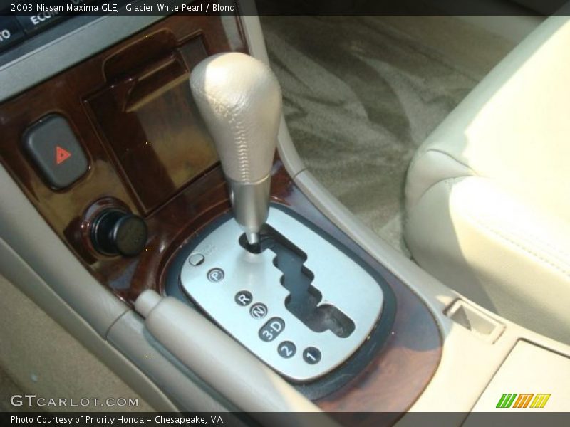 Glacier White Pearl / Blond 2003 Nissan Maxima GLE