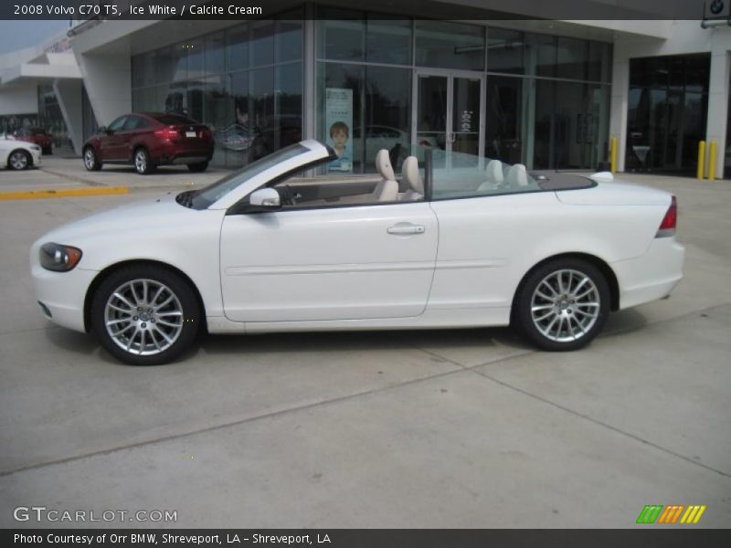 Ice White / Calcite Cream 2008 Volvo C70 T5